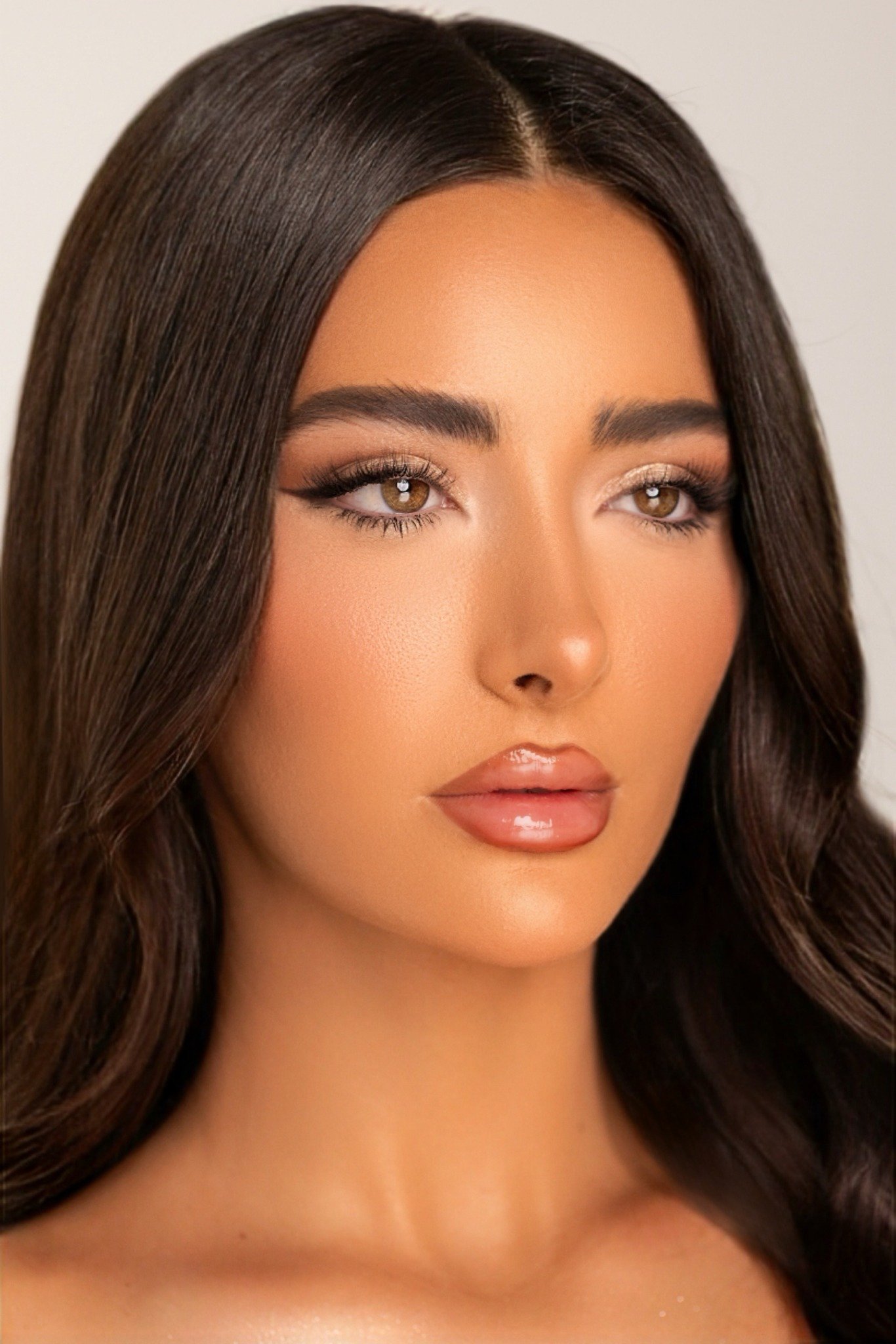 Natural makeup look